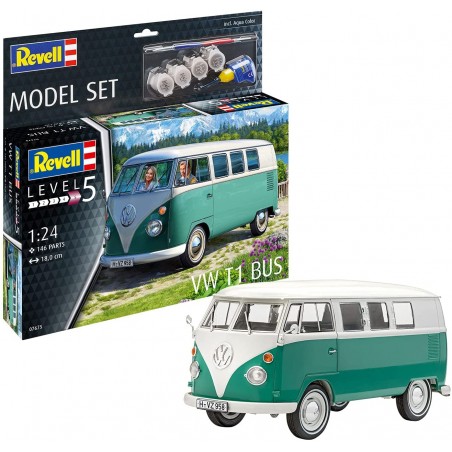 Revell - 67675 - Model Set Voiture - Vw t1 bus
