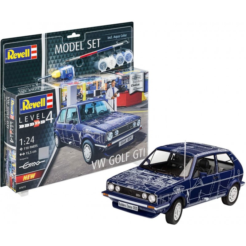 Revell - 67673 - Model Set Voiture - VW golf gti choix des maquettistes