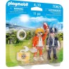 Playmobil - 70823 - Blister duo - Secouriste et policière