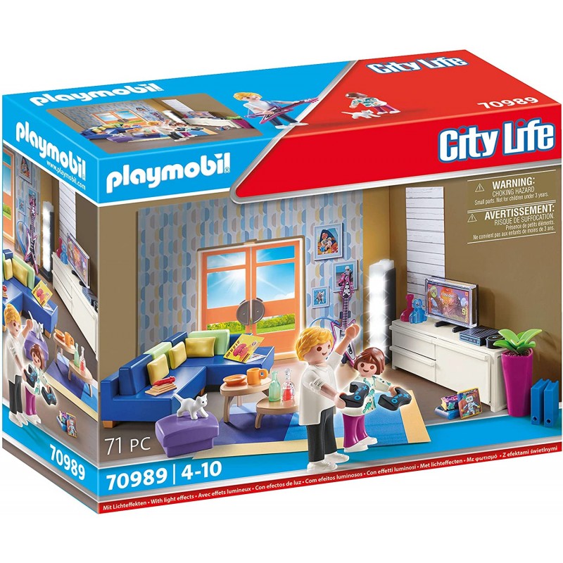 Playmobil - 70989 - Maison moderne - Salon aménagé