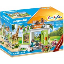 Playmobil - 70900 - Family Fun - Centre de soins du parc animalier