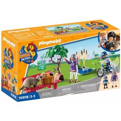 PLAYMOBIL 70918 DUCK ON CALL - Policière et animaux