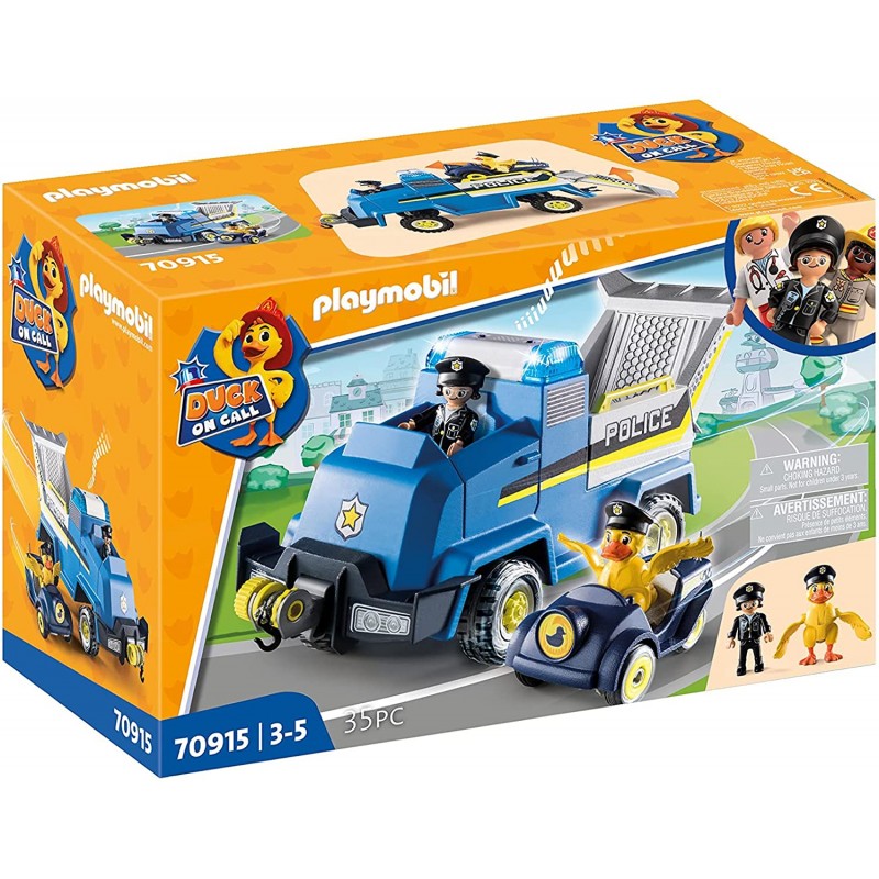 Playmobil - 70915 - Duck on Call - Véhicule de police