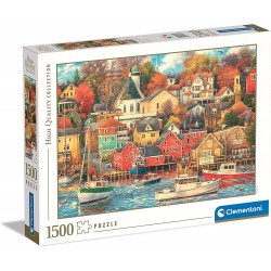 Clementoni - Puzzle 1500 pièces - Good time harbor