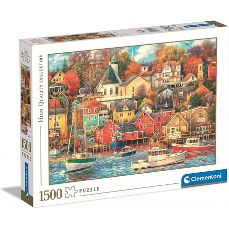 Clementoni - Puzzle 1500 pièces - Good time harbor