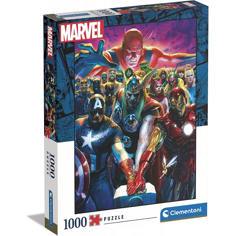 Clementoni - Puzzle 1000 pièces - Les Avengers