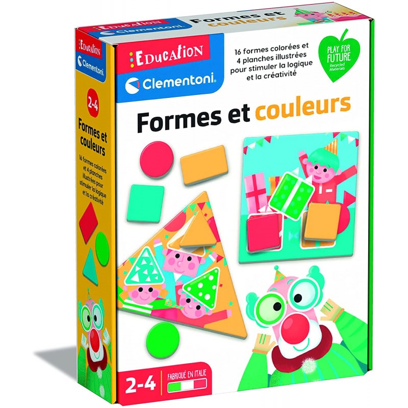 Clementoni - Jeu éducatif - Formes et couleurs