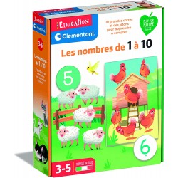 Clementoni - Jeu éducatif - Les nombres de 1 à 10