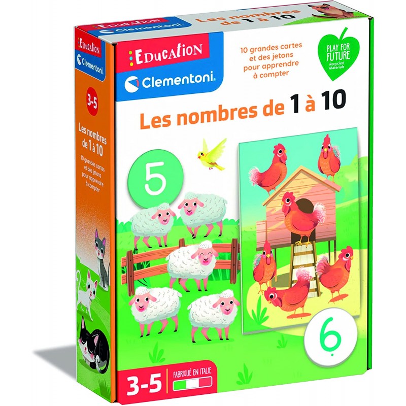 Clementoni - Jeu éducatif - Les nombres de 1 à 10