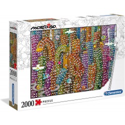 Clementoni - Puzzle 2000 pièces - La Jungle de Mordillo