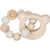 Goki - Hochet élastique en bois - Ourson