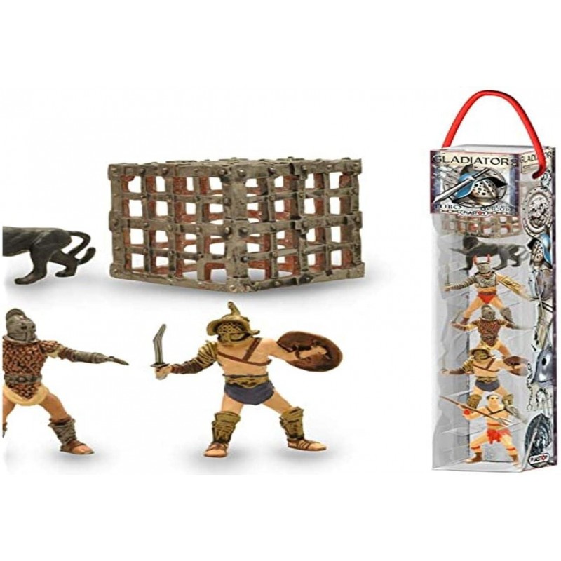 Plastoy - Figurine - 70388 - Tubo 6 figurines - Gladiateurs