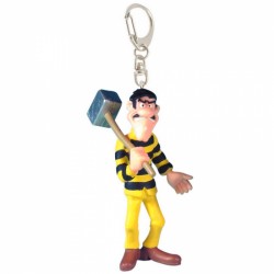 Plastoy - Figurine - 63212 - Lucky Luke - Porte clé - Averell Dalton avec sa masse