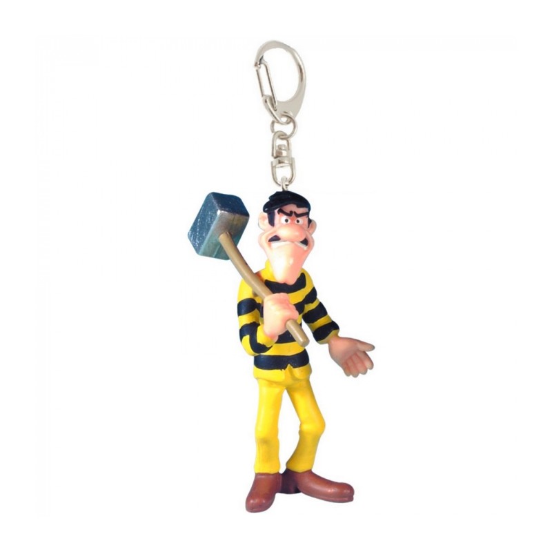 Plastoy - Figurine - 63212 - Lucky Luke - Porte clé - Averell Dalton avec sa masse