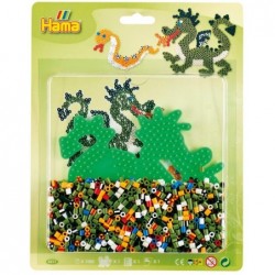 Hama - Perles - 4211 - Taille Midi - blister Grand modèle plaques Dragon