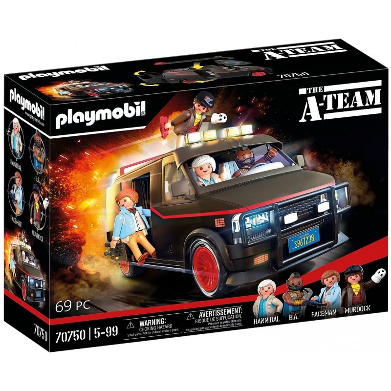 Playmobil - 70750 - Agence tous risques - Le Fourgon de l'Agence tous risques