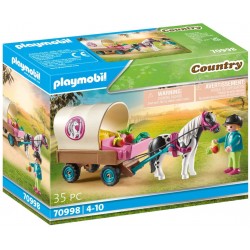 Playmobil - 70998 - Les poneys - Carriole avec enfant et poney