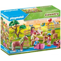 Playmobil - 70997 - Les poneys - Décoration de fête avec poneys