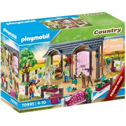 Playmobil - 70995 - Les poneys - Carrière d'entrainement
