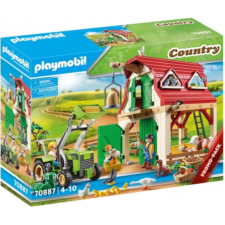 Playmobil - 70887 - Country - Ferme avec animaux