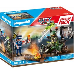 Playmobil - 70817 - Starter Pack - Starter Pack Policier et démineur