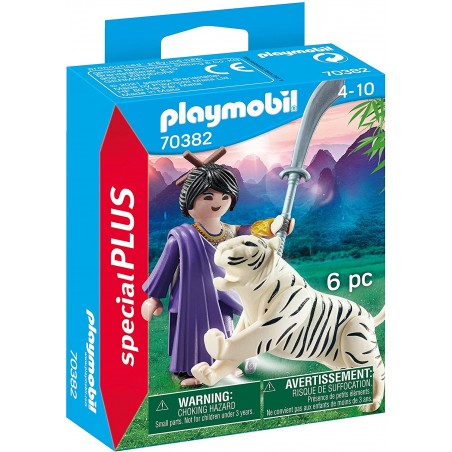Playmobil - 70382 - Special Plus - Combattante ninja et tigre