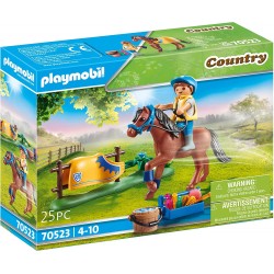 Playmobil - 70523 - Les poneys - Cavalier avec poney brun