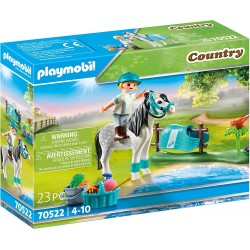 Playmobil - 70522 - Les poneys - Cavalière avec poney gris