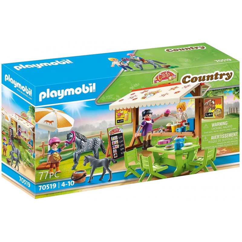 Playmobil - 70519 - Les poneys - Café du poney club