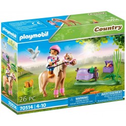 Playmobil - 70514 - Les poneys - Cavalière et poney islandais