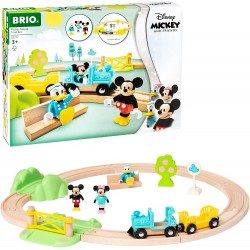 Brio - Jouet en bois - Circuit de train Disney Mickey Mouse