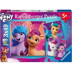 Ravensburger - Puzzles 3x49 pièces - Magnifiques poneys - My Little Pony