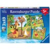 Ravensburger - Puzzles 3x49 pièces - Journée sportive - Disney Winnie l'Ourson