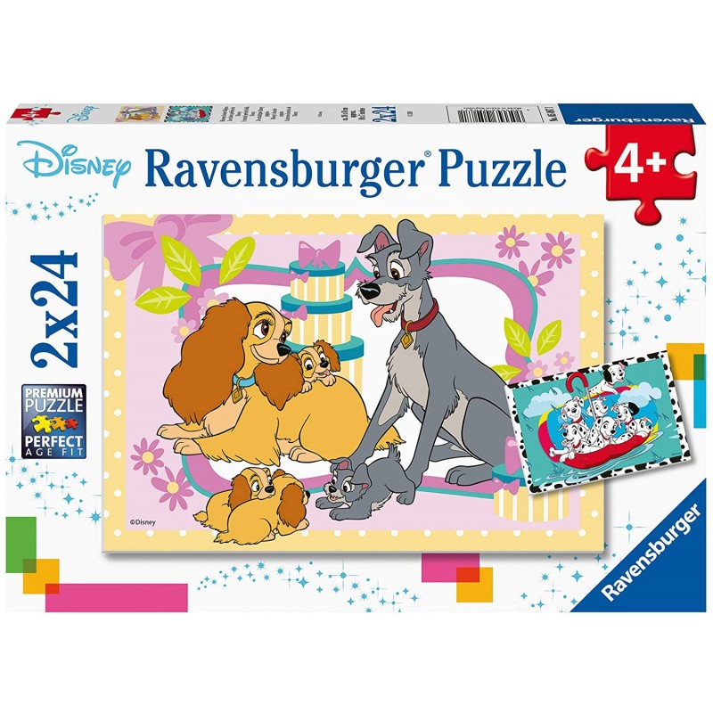 Ravensburger - Puzzles 2x24 pièces - Les chiots Disney