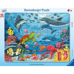 Ravensburger - Puzzle cadre 30-48 pièces - Au fond de la mer