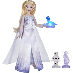 Hasbro - Poupée - Elsa parlante et ses amis - La Reine des Neiges