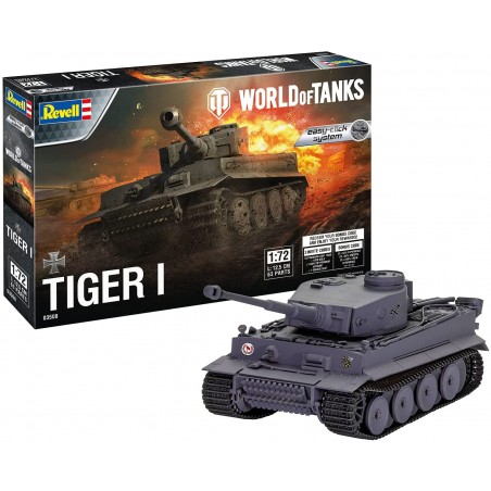 Revell - 3508 - Easy-Click Militaire - Tiger i world of tanks