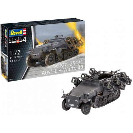 Revell - 3324 - Maquettes militaires - Sd.kfz. 2511 ausf. c et wurfr. 4