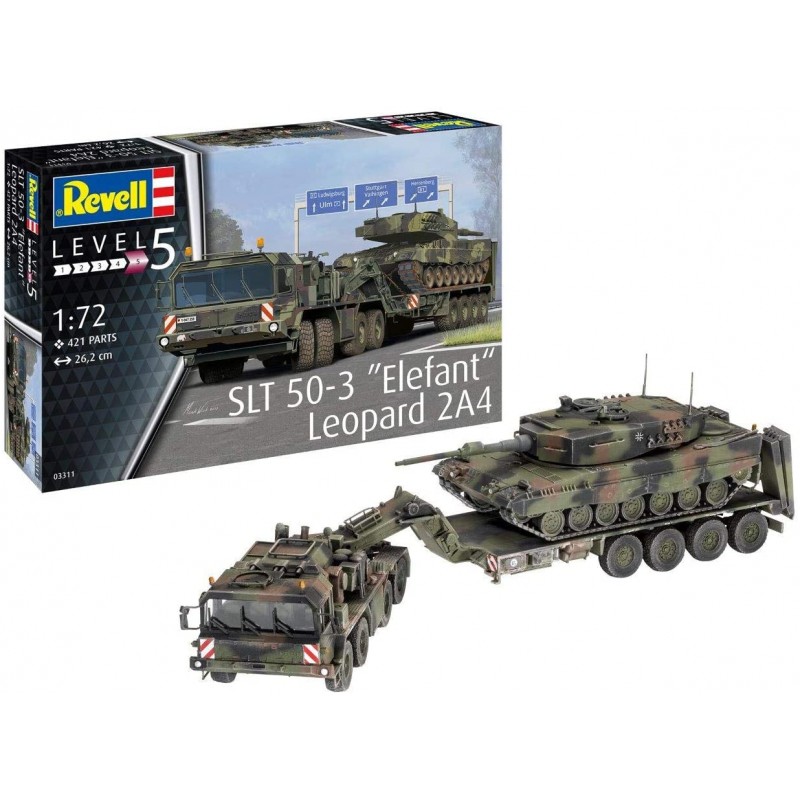 Revell - 3311 - Maquettes militaires - Slt 50-3 elefant et leopard 2a4
