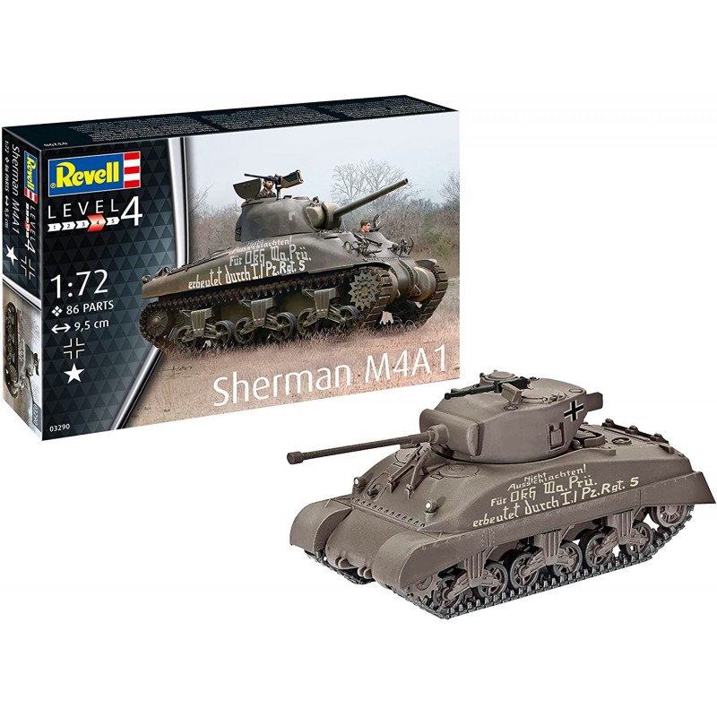 Revell - 3290 - Maquettes militaires - Sherman m4a1