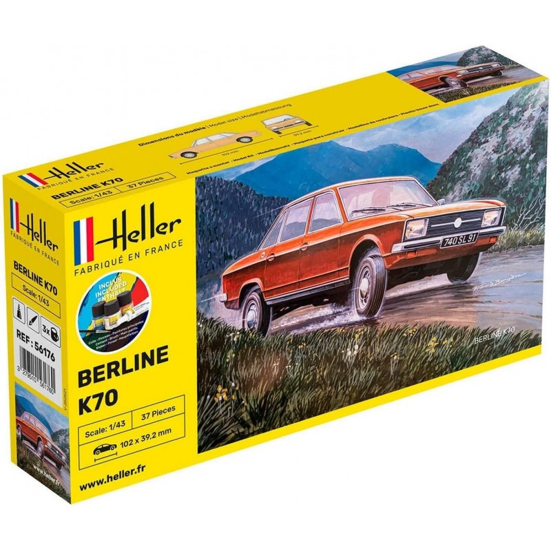 Heller - Maquette - Voiture - Starter Kit - Berline K70