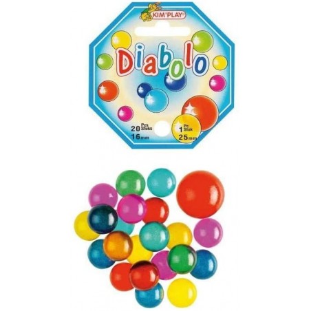 Kim’Play Ozone – Set De 20 Billes 16 Mm + 1 Calot 25 Mm, Jeu De Plein Air Classique Pour Enfants Dès 3 Ans