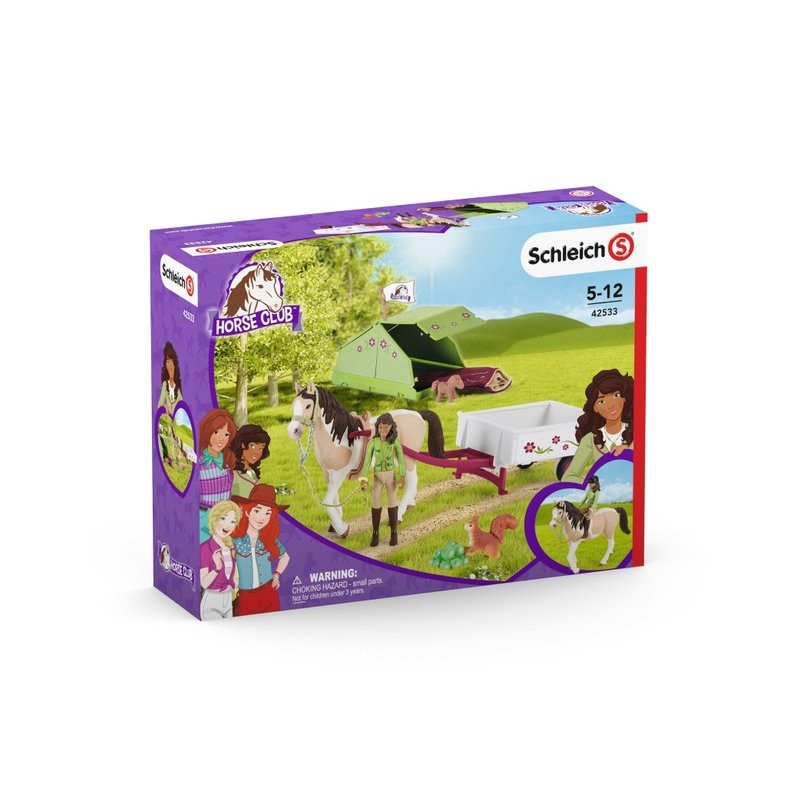 Schleich - 42533 - Horse Club - Aventures au camping de Sarah