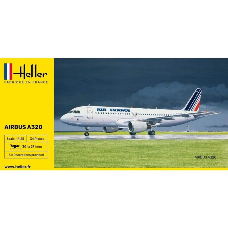 Heller - Maquette - Avion - Starter Kit - Airbus A320
