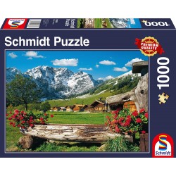Schmidt - Puzzle 1000 pièces - Paysage de montagne idyllique