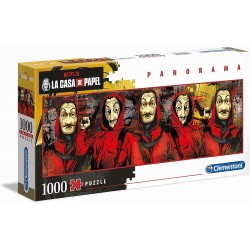 Clementoni - Puzzle 1000 pièces - La Casa de Papel - Panorama