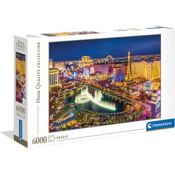 Clementoni - Puzzle 6000 pièces - Las Vegas