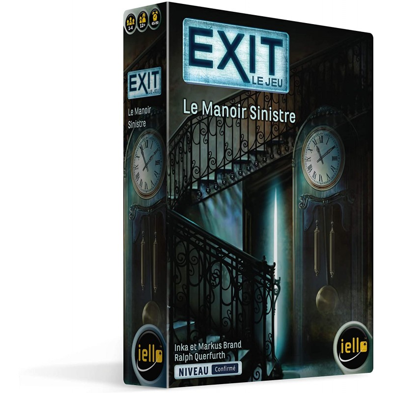 Iello - Jeu de société - Escape Game - Exit Le Manoir Sinistre