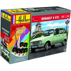 Heller - Maquette - Voiture - Starter Kit - Renault 4 GTL