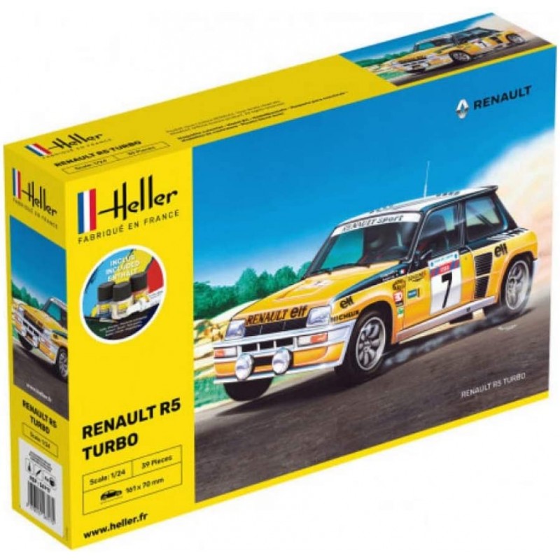 Heller - Maquette - Voiture - Starter Kit - Renault R5 Turbo